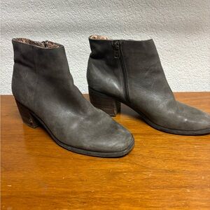 Lucky Brand Charcoal Ankle Booties